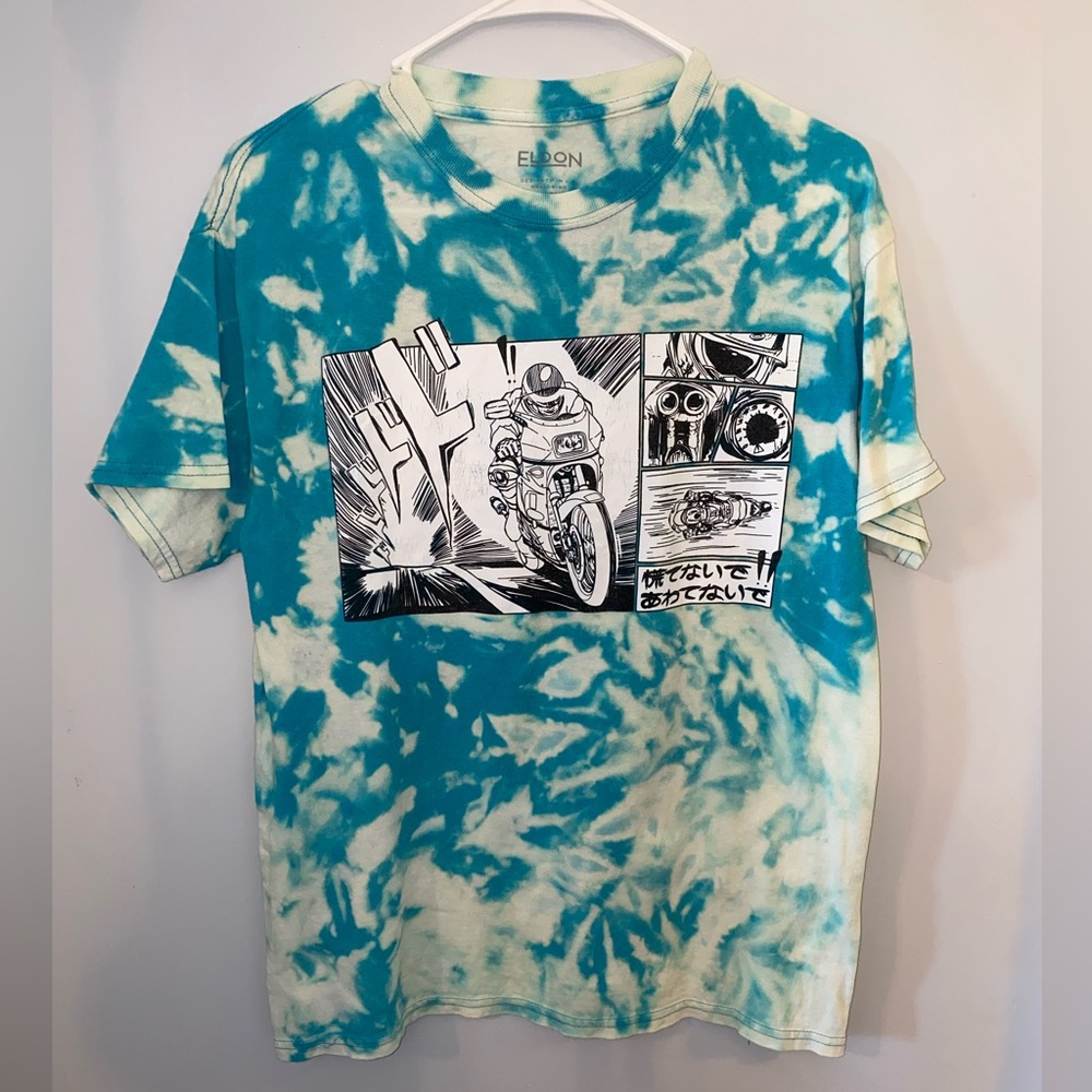 Custom Acid Wash Manga/Anime (Akira) Motorcycle T-Shirt